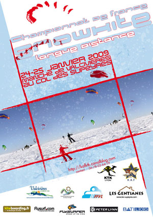 Championnat de France de snowKite Longue Distance 2009