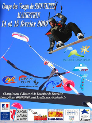 Coupe de Vosges de SnowKite 2009