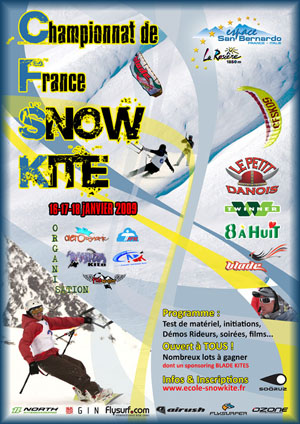 Championnat de France de SnowKite Opendistance 2009